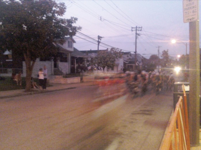 0906091939 twilight racing from Mama Campisi's sidewalk